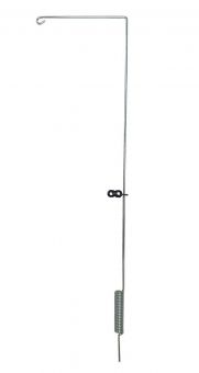 Peitsche mit Feder steckbar, 90 cm lang 