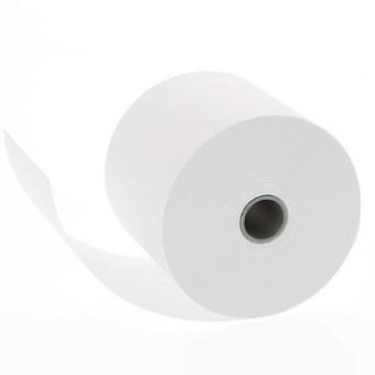 Rouleau de caisse, papier 76 x 80 x 12 mm, blanc 