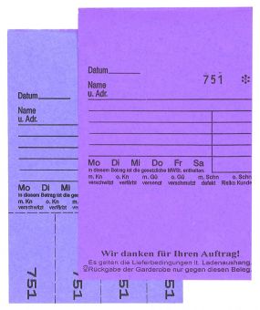 TICKETS DE DEPOT KOMBI 3,LILAC 
