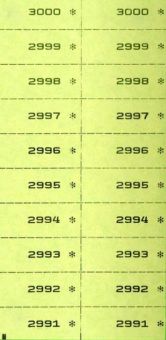 TICKETS NUMEROTES DOUBLES, 