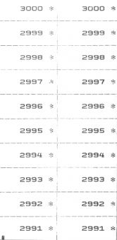 TICKETS NUMEROTES DOUBLES, 