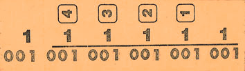 TICKETS NUMEROTES B-300 