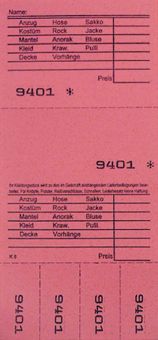 TICKETS DE DEPOT KOMBI 8, 