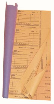 Annahmebuch 1001N, 3 Blatt, orange 