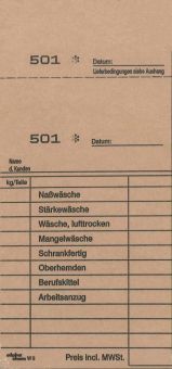 Wäscheannahmeblock W3, braun 