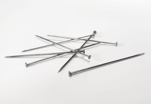 Straight pins, stainless steel, 30 x 0,60 mm 