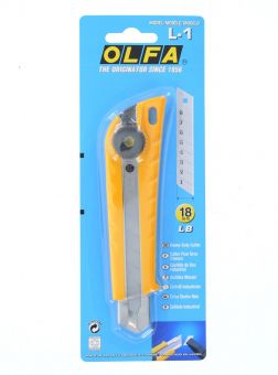 OLFA-Cuttermesser L-1, 18 mm, mit Abbrechklinge 