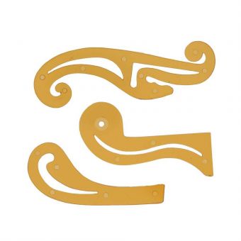 RULER, CURVES, 8 - 10,5 cm, 