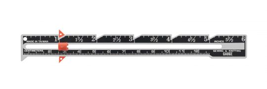 COUTUROMETRE INCH/CM, 15,2 cm, 