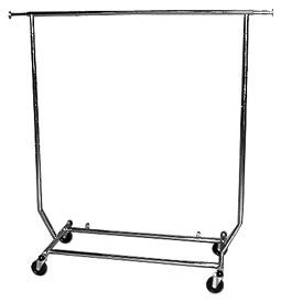 GARMENT RACK CHROME-PLATED, 