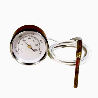 Thermometer 0 - 120°C, 60 mm mit Kapillare 