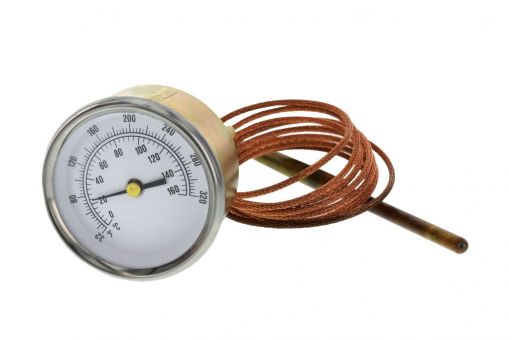 Thermometer 0 - 160°C, 63 mm mit Kapillare 