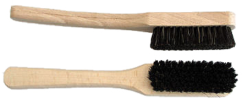 Spotting brush, natural dark bristles, 20 mm 