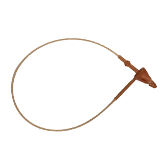 Fils fixe-étiquettes, 125mm, couleur marron  