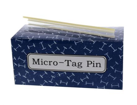 TAG PINS MICROSTITCH 4,4 mm, WHITE, Nylon 