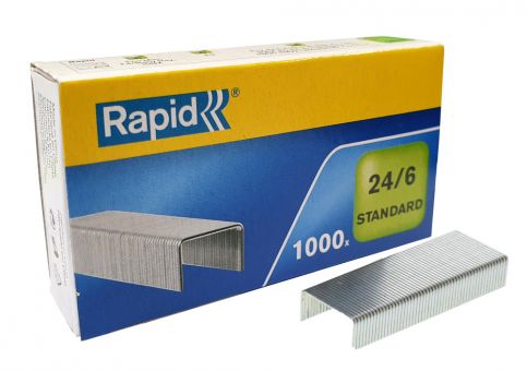 Heftklammern RAPID 24/6 NK STANDARD, verzinkt 