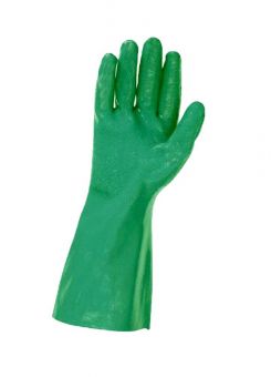 Handschuhe aus Nitril, griffsicheres Profil, grün 