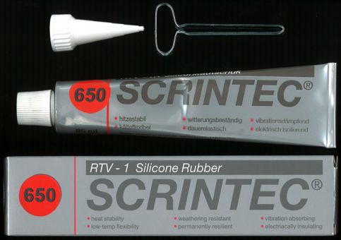 Silikon-Kleber und Dichtstoff SCRINTEC, 85 ml Tube 