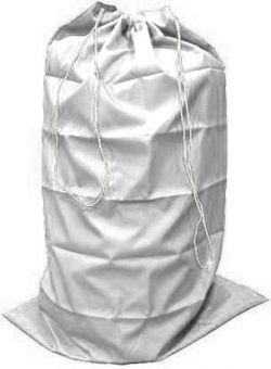 Transport bag for bag holder, polyester, white 