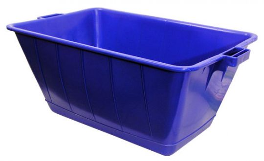 Transport bin, 100 l, plastic, blue 