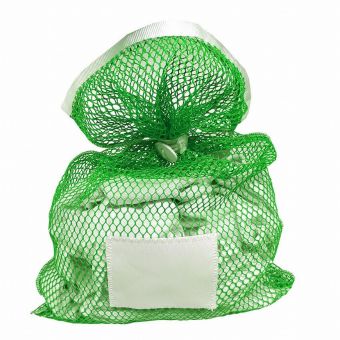 WASHINGNET 50 x 70cm GREEN, with closure+knob 