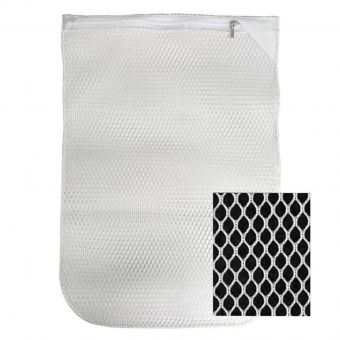 Wäschenetz 70 x 110 cm, weiß, mit Reißverschluss 