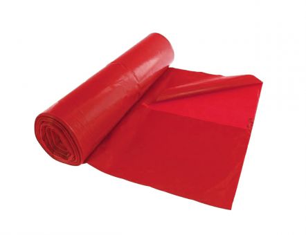 Plastoc bag 70x110 cm, 120 l, type 60, red 