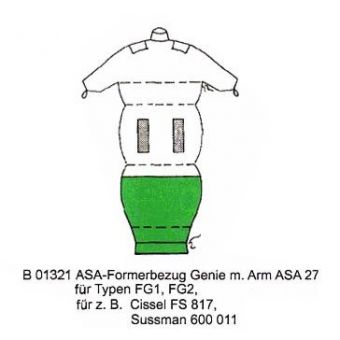 Bezug Garderobenformer ASA 25 
