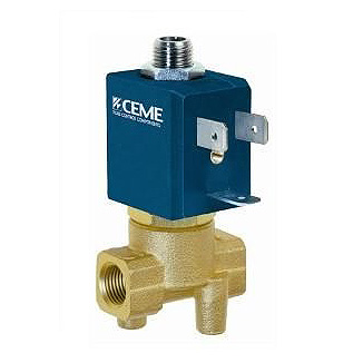 CEME solenoid valve 5313, 1/8", ø 1,5 mm, 0-11 bar 