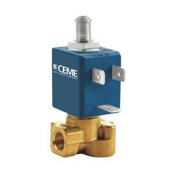 CEME solenoid valve 5320, 1/8", ø 1,5 mm, 0-12 bar 