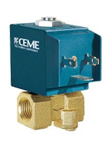 CEME solenoid valve 6612, 1/4 ", ø 2 mm, 12 bar 