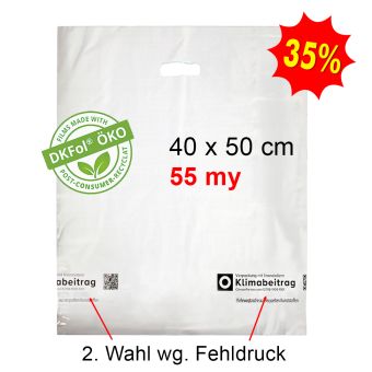 Tragetasche Mehrweg, 40 x 50 cm, 55 my, 250 Stück 