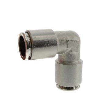 Push-in L-connector 14 mm,  leg length 37,5 mm 