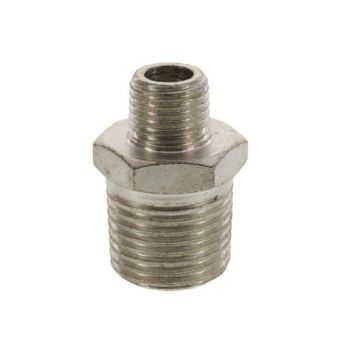 Doppelnippel reduzierend G 1/2" x G 1/4" 
