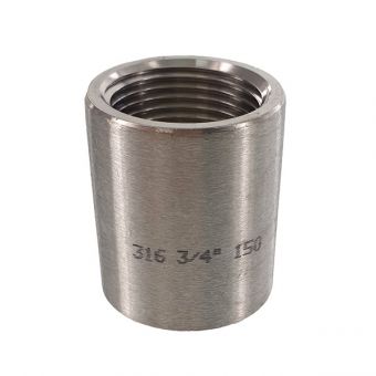 Sleeve, round, internal thread 3/4" 