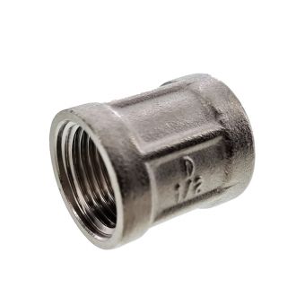 Sleeve, round, internal thread 1/2" 