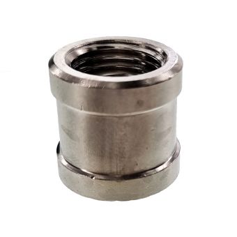 Sleeve, round, internal thread 1/4" 