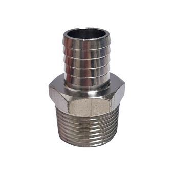 Embout de tuyau à visser R 3/4" x ø 18 mm 