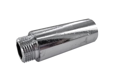 Pipe extension with internal and external thread 