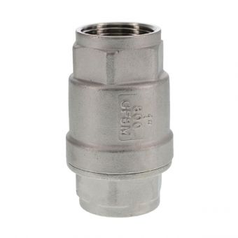 Check valve EURO stainless steel AISI 316, 1"   