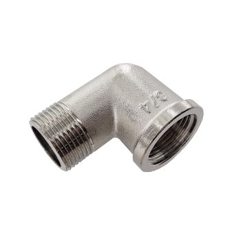Elbow / screw-in elbow 90°, 3/4" , brass 