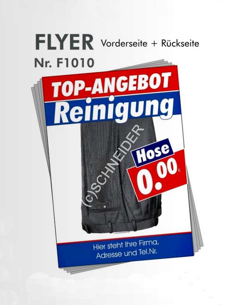 Flyer / Handzettel, DIN A5, Pack 500 Stück 
