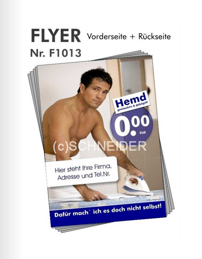 Flyer / Handzettel, DIN A5, Pack 500 Stück 