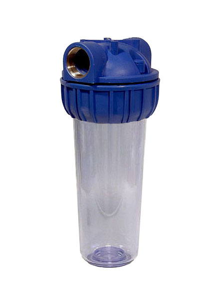 Wasserfilter 9 3/4" -  Gehäuse, 1" Anschluss 