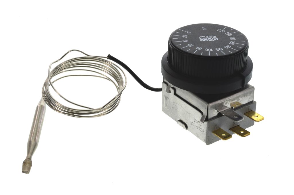 THERMOSTAT 0 - 220°C, WITH CAPILLARY 1500 mm,  
