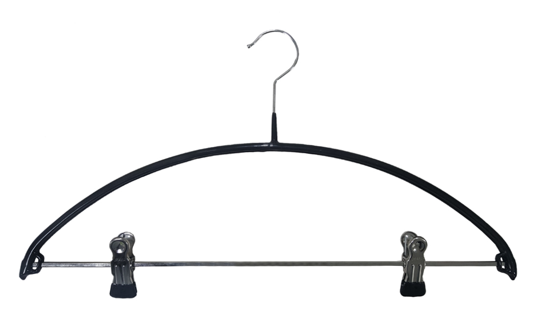 PULL-OVER HANGER 40/PK, BLACK,  WITH 