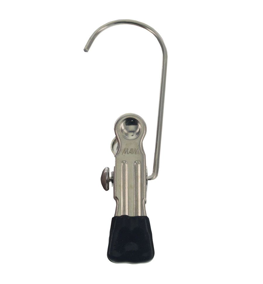 MAWA clip with hook K1/G, turnable, 9 cm hook,  