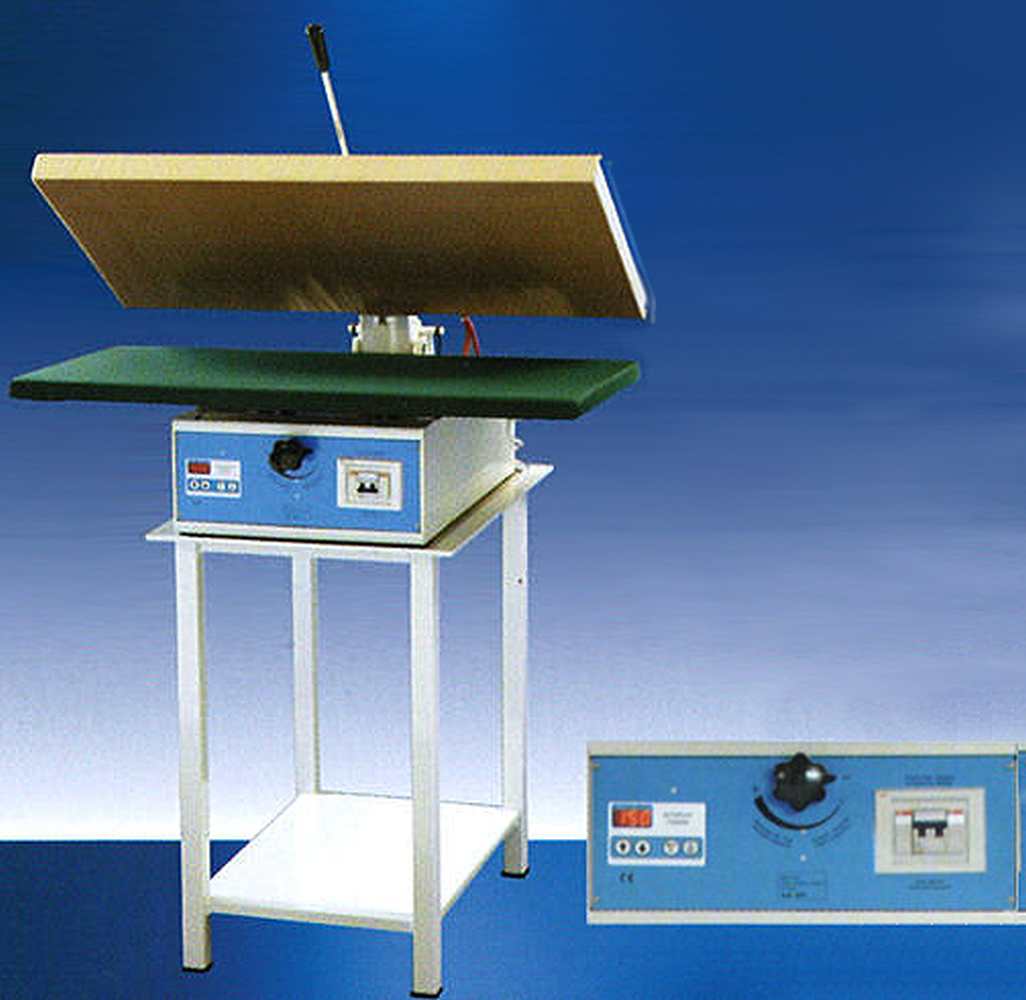 Manual fusing press with magn. switch, 120 x 50 cm 