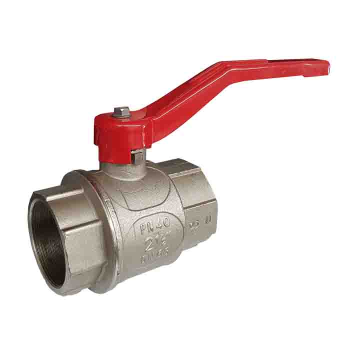 Ball valve, FxF, 2 1/2", brass, PN40 