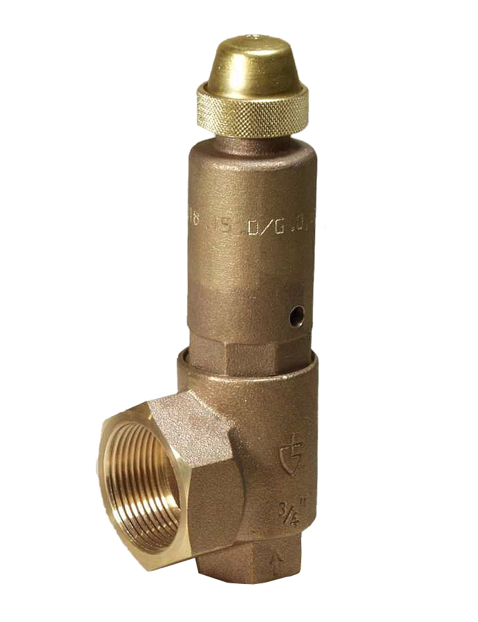 Sicherheitsventil TÜV 3/4" x 1 1/4", 12 bar 